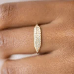 The karat Store Lab-Grown Diamond Three Row Band - 图片 4