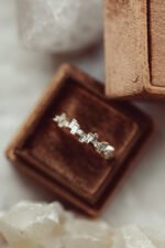 Stepped Baguette and Round Diamond Pattern Band - Image 7