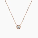 Diamond Bezel Necklace | Natural Diamond Necklace | Diamond Necklace for women - 图片 9