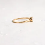 14k Solid Gold 0.3ct. Round Cut Natural Diamond Ring - Image 4