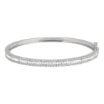 Abby Baguette Diamond Bangle - 图片 3
