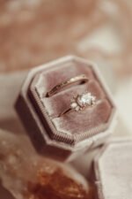 18K Solid Gold Lab-Grown Diamond Marquise Ring - 图片 3