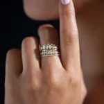 18k Gold Lab-Grown Diamond Edison Band - Image 6