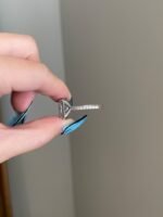 6ct Crushed Ice Radiant Moissanite Halo Pave Basket Triple Pave Engagement Ring - Image 6