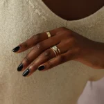 14k Solid Gold  Emerald Cut Lab-Grown Diamond Engagement Ring - Image 4