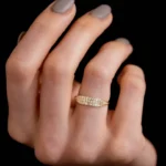 The karat Store Lab-Grown Diamond Three Row Band - 图片 2