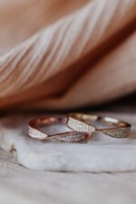Wide Pave Band with Crossover Center Band - Image 5