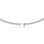 Lab Grown diamond tennis necklace, Tennis necklace, gold tennis necklace - Image 4