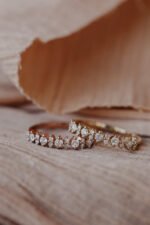 14k Wedding Gold Ring ,Engagement Promise Ring ,Bridesmaid Gift, Solid Gold Ring - Image 7