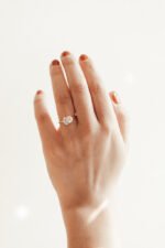 The Rio Round Ring, Moissanite Diamond Round Ring For Women - Image 2