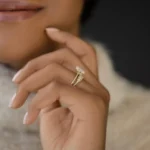 18k Gold Lab-Grown Diamond Edison Band - Image 7