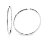 Nicola Natural Diamond Hoops