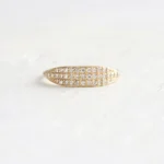 The karat Store Lab-Grown Diamond Three Row Band - 图片 6