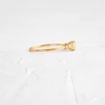 Lakeside Ring, .5ct. Yellow Cushion Cut Diamond - 图片 9