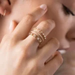 14k Gold Lab-Grown Linked Eternity Band - Image 2