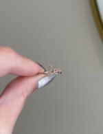 Love Natural Diamond Pave Ring 14 Karat Gold - Image 3