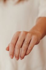 Diamond Ring, Minimal Diamond Ring for women, Natural Diamond Ring - 图片 9