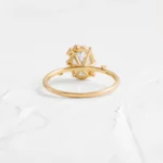 18K Solid Gold Lab-Grown Diamond Insight Ring - 图片 6