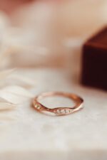 Diamond Ring, Minimal Diamond Ring for women, Natural Diamond Ring - 图片 5