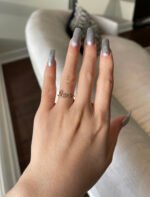 Love Natural Diamond Pave Ring 14 Karat Gold - Image 2