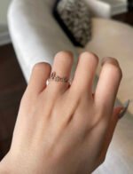 Love Natural Diamond Pave Ring 14 Karat Gold