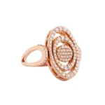 18K Solid Gold Festival Classy Ruby Ring - 图片 2