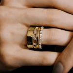 14k Gold Lab-Grown Linked Eternity Band - Image 3