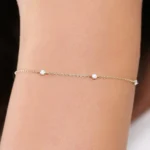 14k Lab-Grown Diamond by The Yard Solitaire Bracelet - 图片 9
