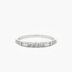 14K Solid Gold Natural Citrine Bezel Ring - 图片 4