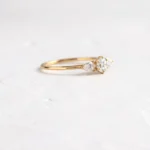 18K Solid Gold Lab-grown diamond Ring - Image 4