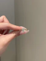 2 Carat Brilliant Elongated Oval Cut Moissanite Hidden Solitaire Engagement Ring - 图片 7