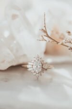 14k Solid Gold Oval Lab-Grown Diamond Ring - Image 2
