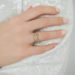 14k Solid Gold Lab-Grown Diamond Bushel Ring - 图片 8
