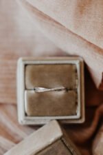 Solid Gold Criss Cross Ring, 14k Gold X Ring, Natural Diamond ring for women, Gift for her - Image 5