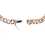 Medium Half Diamond Chain Link Bracelet - 图片 4