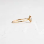 Threaded Ring with Halo, 0.5ct. Oval Cut Lab-Grown Diamond - Image 2