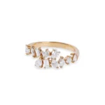 Diamond Multi shaped Wrap Ring - 图片 6