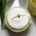 14k Solid Gold Bells of Ireland Ring - 图片 4