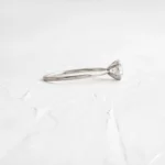18K Solid Gold 0.71ct. Round Cut Lab-Grown Diamond Solitaire Engagement Ring - Image 2