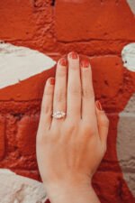 The Rita Oval Ring , Engagement Moissanite Ring - Image 6