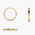 18k Gold  Unique Diamond Full Eternity Ring - Image 3