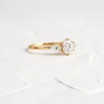 18K Solid Gold Lab-grown diamond Ring - Image 7
