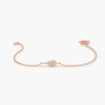 14K Solid Gold Lab-Grown Diamond Bracelet - Image 4