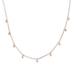 Pear Drop Diamond Choker - Image 3