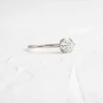 18K Solid Gold 0.71ct. Round Cut Lab-Grown Diamond Solitaire Engagement Ring - Image 3