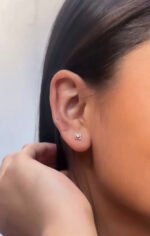 The Karat Store Diamond Earrings for women 14 Karat Gold | Birthday Gift for her - 图片 2