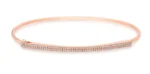 Diamond Double Bar Latch Bracelet - Image 5