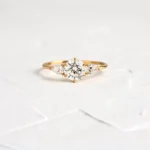 18K Solid Gold Lab-grown diamond Ring