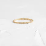 18k Gold Lab-Grown Diamond Upon a Star Band - Image 6