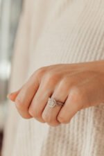 Zig Zag Baguette Diamond Gold Band - Image 3